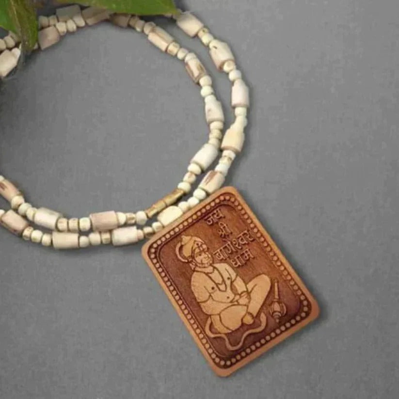 Baageshwar Dham Tulsi Mala (100% Original Tulsi beads) Buy 1 Get 2 Free @ Just Rs. 599/-