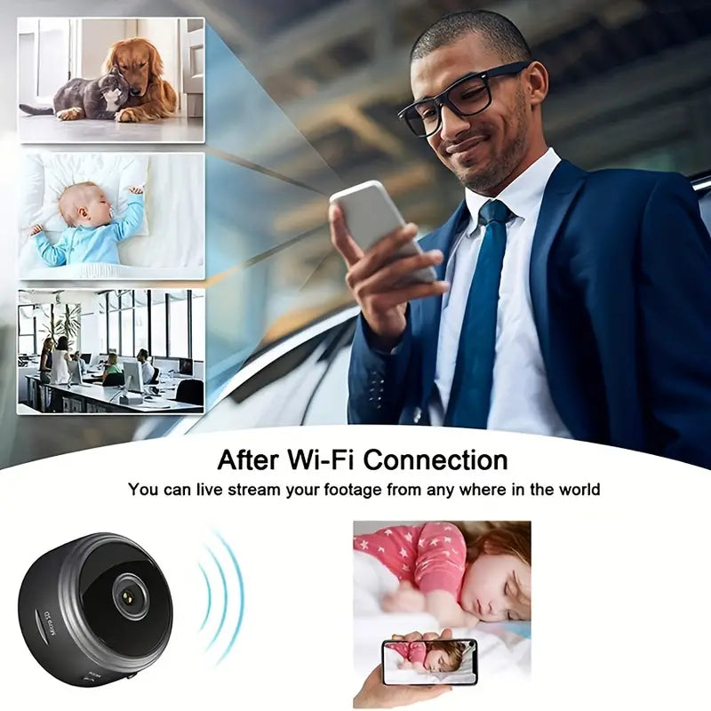 PocketCam™ |  Rechargeable Wi-Fi HD MINI CCTV Live Camera