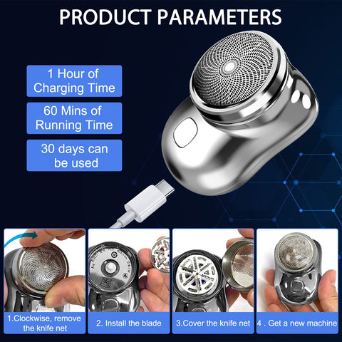 PocketTrim™ |  Portable Mini Electric Shaver at just Rs 699/-